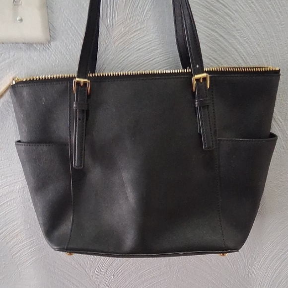 Michael Kors Black and Gold Tote - Picture 6 of 7